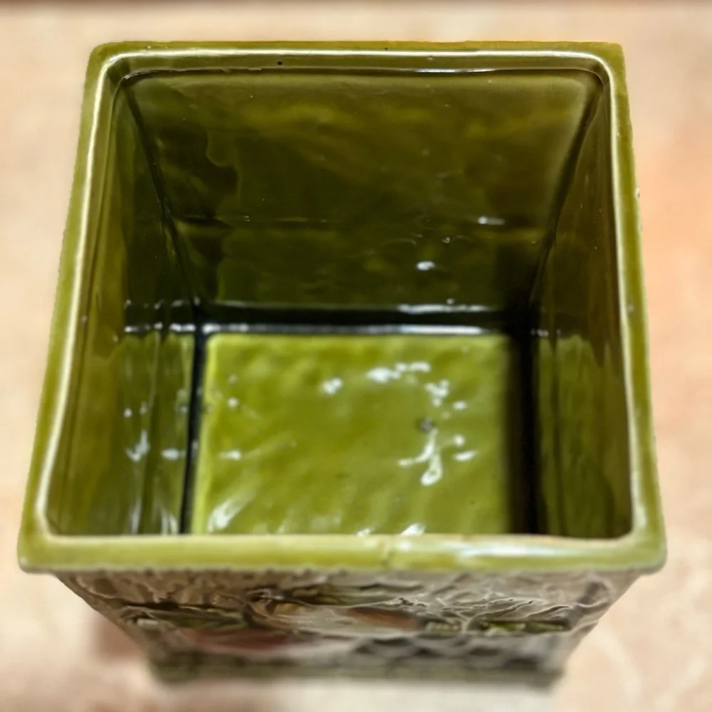 Lefton Vintage Ceramic Fruit Canister